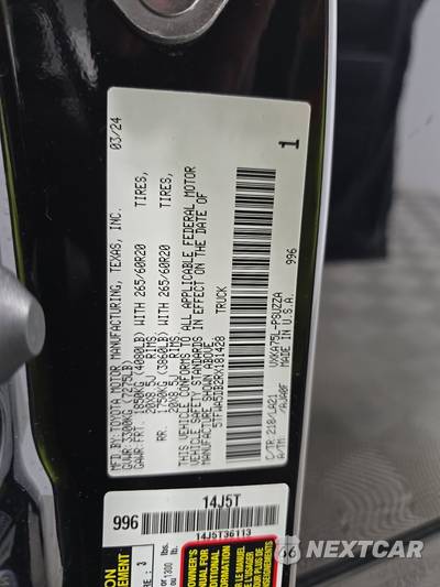 2024 Toyota Tundra Platinum Crew Cab Short Bed - zdjęcie 14 z 29 - miniatura