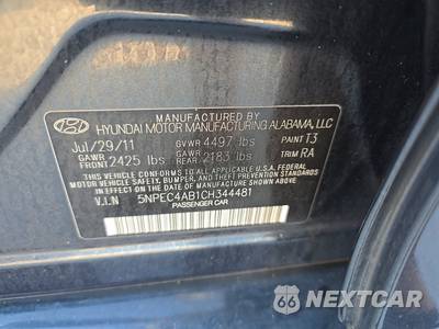 2012 Hyundai Sonata Limited - zdjęcie 14 z 18 - miniatura