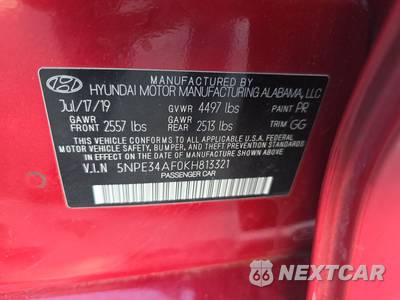 2019 Hyundai Sonata Limited - zdjęcie 14 z 27 - miniatura
