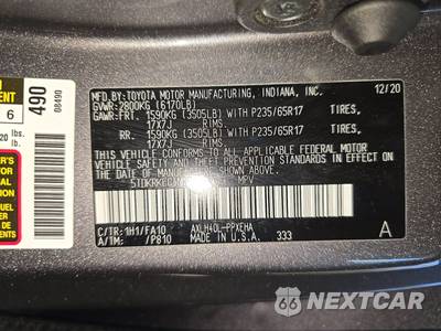 2021 Toyota Sienna LE 8-Passenger 120.5" WB - zdjęcie 15 z 27 - miniatura