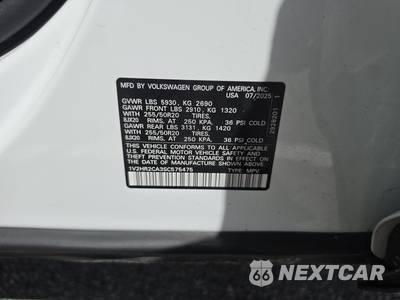 2025 Volkswagen Atlas 2.0T SE w/Technology - zdjęcie 15 z 24 - miniatura