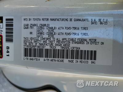 2023 Toyota Tacoma SR Extended Cab Long Bed w/Rear Doors - zdjęcie 14 z 26 - miniatura