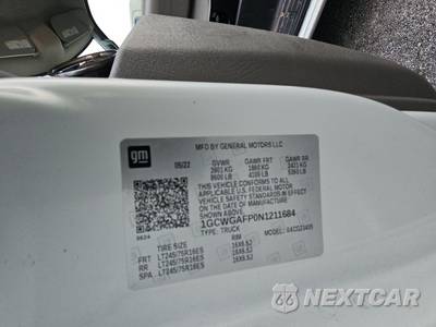 2022 Chevrolet Express 2500 Cargo Van 1WT 135.2" WB - zdjęcie 14 z 29 - miniatura