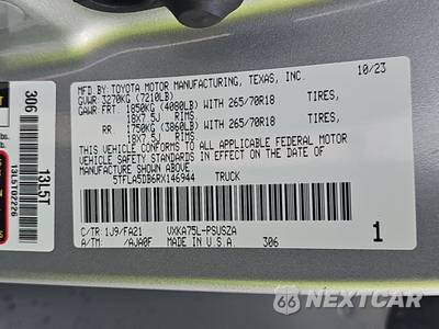 2024 Toyota Tundra SR5 Crew Cab Short Bed - zdjęcie 14 z 25 - miniatura