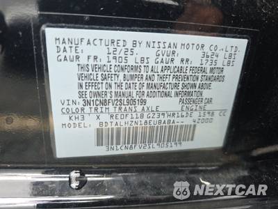 2025 Nissan Versa SR - zdjęcie 15 z 22 - miniatura