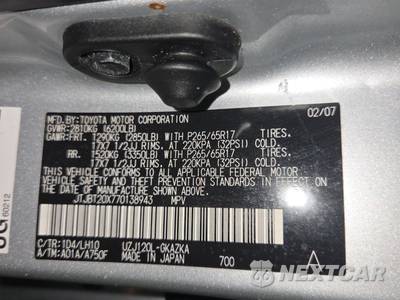 2007 Lexus GX 470 - zdjęcie 19 z 30 - miniatura