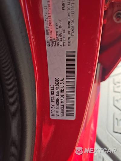 2022 Ram 1500 Laramie Crew Cab Short Bed - zdjęcie 14 z 28 - miniatura