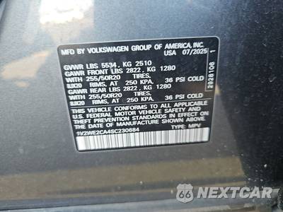 2025 Volkswagen Atlas Cross Sport 2.0T SE w/Technology - zdjęcie 14 z 24 - miniatura
