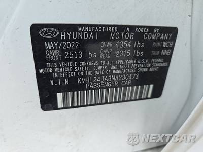 2022 Hyundai Sonata SE - zdjęcie 15 z 26 - miniatura