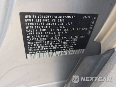 2016 Volkswagen Tiguan S - zdjęcie 14 z 42 - miniatura