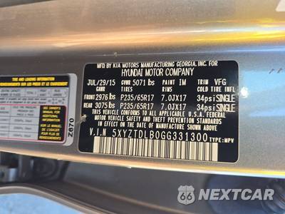 2016 Hyundai Santa Fe Sport - zdjęcie 14 z 20 - miniatura