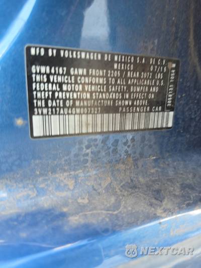 2016 Volkswagen Golf 1.8T S Hatchback w/Sunroof - zdjęcie 14 z 39 - miniatura