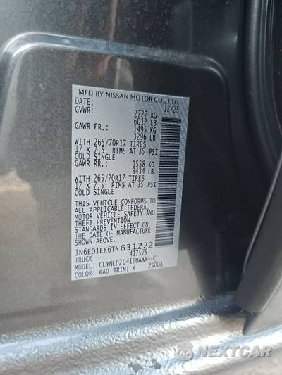 2026 Nissan Frontier PRO-4X Crew Cab Medium Bed - zdjęcie 14 z 17 - miniatura