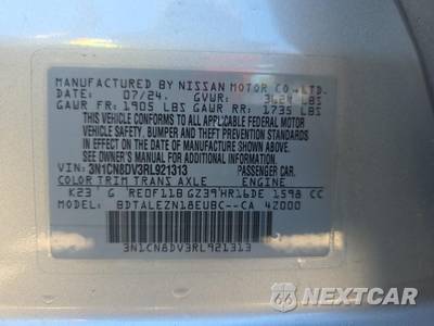 2024 Nissan Versa S - zdjęcie 11 z 20 - miniatura