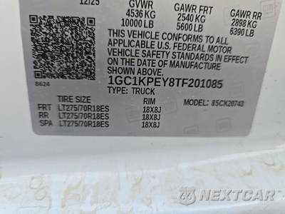 2026 Chevrolet Silverado 2500HD LTZ Crew Cab Short Bed 1LZ - zdjęcie 14 z 22 - miniatura