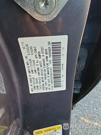 2013 Honda Accord Sedan EX-L - zdjęcie 17 z 21 - miniatura