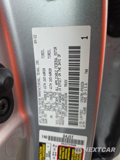 2022 Toyota Tundra SR5 Crew Cab Short Bed - zdjęcie 14 z 39 - miniatura