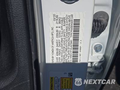 2020 Honda Accord Sedan LX 1.5T - zdjęcie 14 z 48 - miniatura