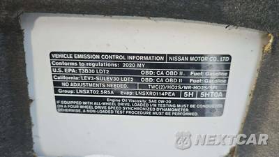 2020 Nissan Rogue S - zdjęcie 20 z 25 - miniatura