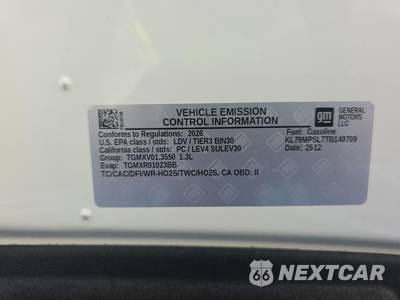2026 Chevrolet Trailblazer LT 1LT - zdjęcie 20 z 21 - miniatura