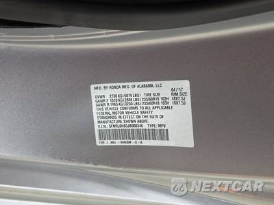 2018 Honda Odyssey Touring 118.1" WB - zdjęcie 15 z 27 - miniatura