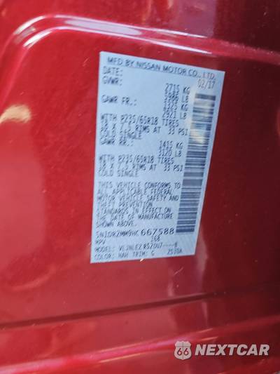 2017 Nissan Pathfinder SV - zdjęcie 15 z 30 - miniatura