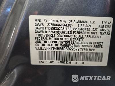 2013 Honda Pilot EX-L - zdjęcie 15 z 41 - miniatura