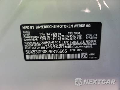2023 BMW X3 Sports Activity Vehicle xDrive30i M SPORT LINE - zdjęcie 14 z 25 - miniatura