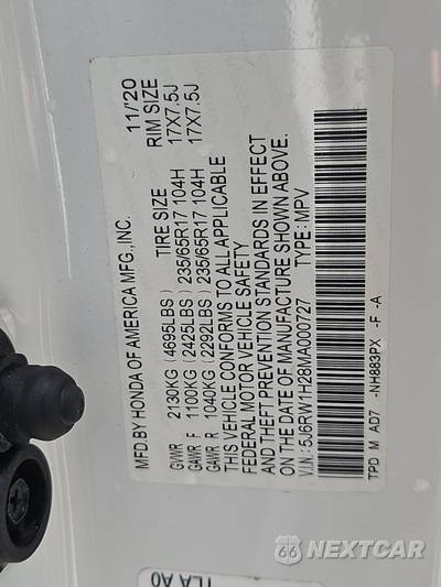 2021 Honda CR-V LX - zdjęcie 14 z 30 - miniatura