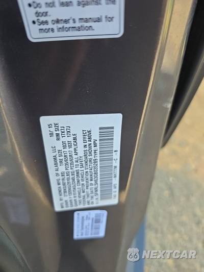 2016 Honda Odyssey EX-L w/RES 118.1" WB - zdjęcie 17 z 21 - miniatura