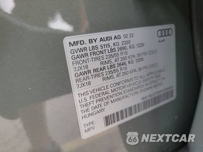2022 Audi Q3 2.0T Premium - zdjęcie 21 z 24 - miniatura