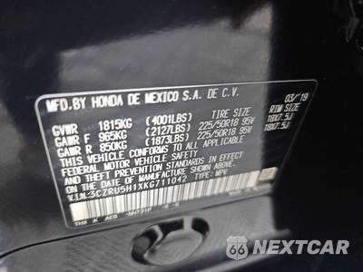 2019 Honda HR-V Sport - zdjęcie 14 z 23 - miniatura
