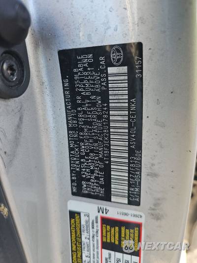 2011 Toyota Camry LE - zdjęcie 14 z 27 - miniatura