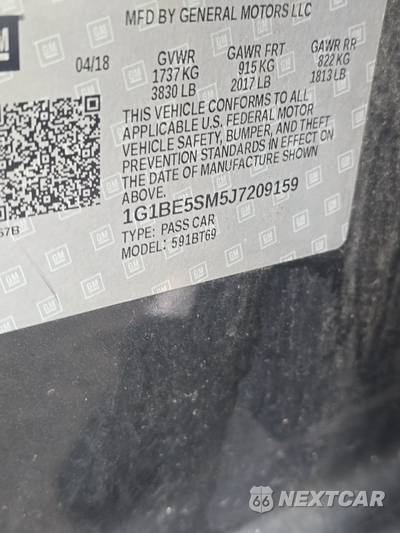 2018 Chevrolet Cruze LT Sedan 1SD - zdjęcie 14 z 41 - miniatura