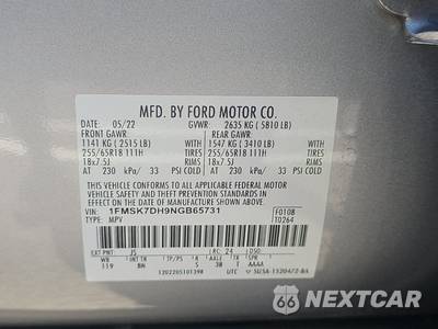 2022 Ford Explorer XLT - zdjęcie 15 z 38 - miniatura