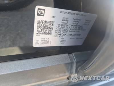 2021 Chevrolet Tahoe LT 1LT - zdjęcie 15 z 36 - miniatura