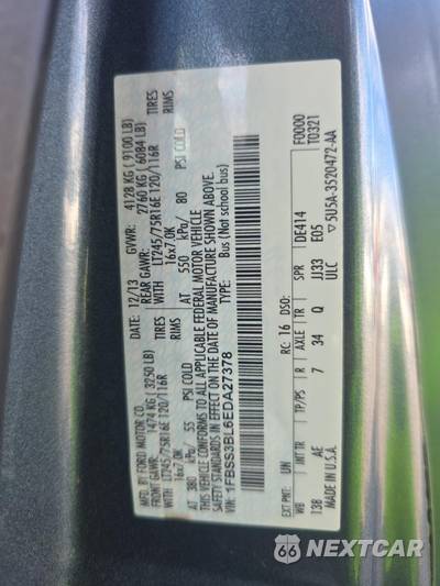 2014 Ford Super Duty E-350 Wagon XL 138.0" WB - zdjęcie 18 z 28 - miniatura