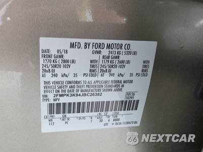 2018 Ford Edge Titanium - zdjęcie 14 z 47 - miniatura