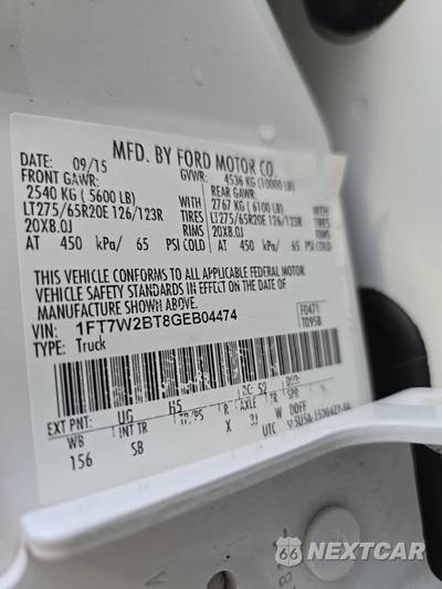 2016 Ford Super Duty F-250 King Ranch Crew Cab Medium Bed - zdjęcie 14 z 39 - miniatura