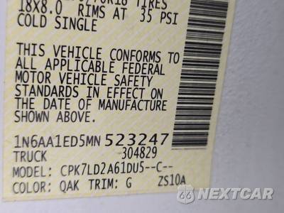 2021 Nissan TITAN PRO-4X Crew Cab Short Bed - zdjęcie 14 z 23 - miniatura