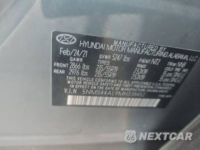 2021 Hyundai Santa Fe Limited - zdjęcie 14 z 19 - miniatura