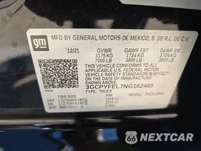 2022 Chevrolet Silverado 1500 LTD LT Trail Boss Crew Cab Short Bed 2LT - zdjęcie 11 z 17 - miniatura