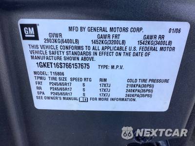 2006 GMC Envoy XL SLE - zdjęcie 19 z 48 - miniatura