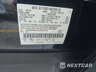 2020 Ford Explorer XLT - zdjęcie 15 z 22 - miniatura