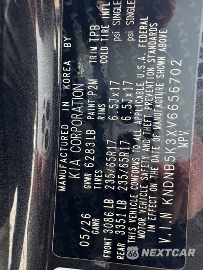2027 Kia Carnival MPV LXS 121.7" WB - zdjęcie 27 z 29 - miniatura