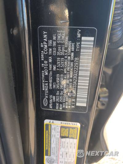 2016 Hyundai Tucson Sport - zdjęcie 14 z 24 - miniatura