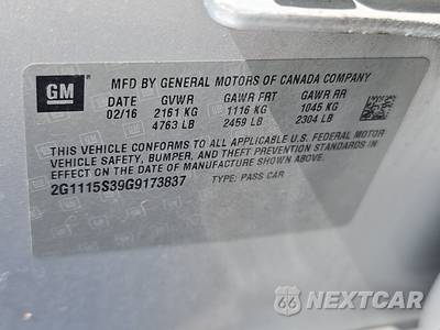 2016 Chevrolet Impala LT 2LT - zdjęcie 14 z 48 - miniatura