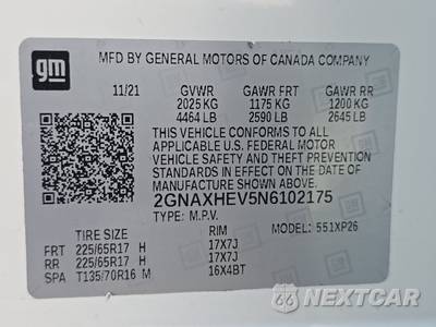 2022 Chevrolet Equinox LS 1LS - zdjęcie 14 z 22 - miniatura