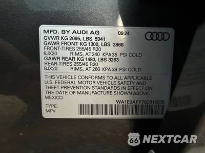 2025 Audi Q5 Plug-In Hybrid S line Premium Plus 55 TFSI - zdjęcie 37 z 38 - miniatura