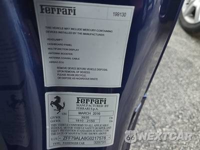 2016 Ferrari 488 GTB Coupe - zdjęcie 13 z 17 - miniatura
